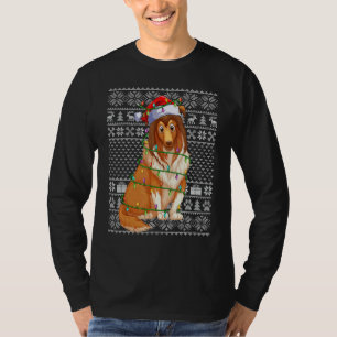 Hässlicher Weihnachtspullover-Stil Santa Shetland T-Shirt