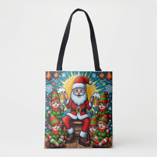 Hässlicher Weihnachtspullover Tasche (Vorderseite)