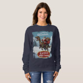 Hässlicher Weihnachtspullover Weihnachten Santa Ty Sweatshirt (Vorne ganz)