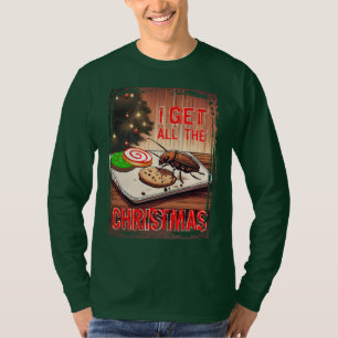 Hässlicher Weihnachtsschabenpullover, der Kekse is T-Shirt