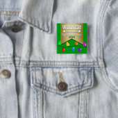 Hässlicher Weihnachtsstrickjacke-Sieger-Knopf Button (Beispiel)