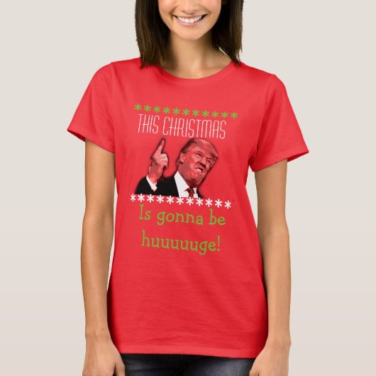 Hässlicher WeihnachtsT - Shirt Donald Trump für (Vorderseite)