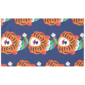 hässlicher Weihnachtstiger-Weihnachtsmann Tischdecke (Vorderseite (Horizontal))