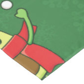 hässlicher Weihnachtsweih avocado santa Winter Tischdecke (Schrägansicht)