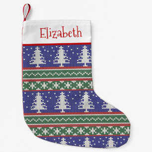 Hässliches Blau des Kleiner Weihnachtsstrumpf
