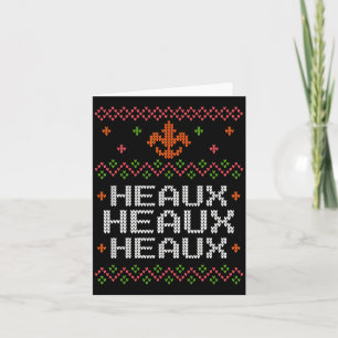 Hässliches Cajun-Weihnachten Xmas New Orleans Sout Karte