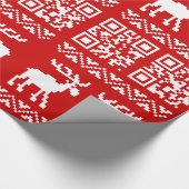 Hässliches Code-guten Rutsch ins Neue Jahr der Geschenkpapier (Ecke)