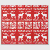 Hässliches Code-guten Rutsch ins Neue Jahr der Geschenkpapier (Flach)