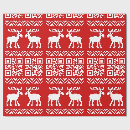 Hässliches Code-guten Rutsch ins Neue Jahr der Geschenkpapier (Flach)