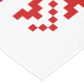 Hässliches Code-guten Rutsch ins Neue Jahr der Tischdecke (Schrägansicht)