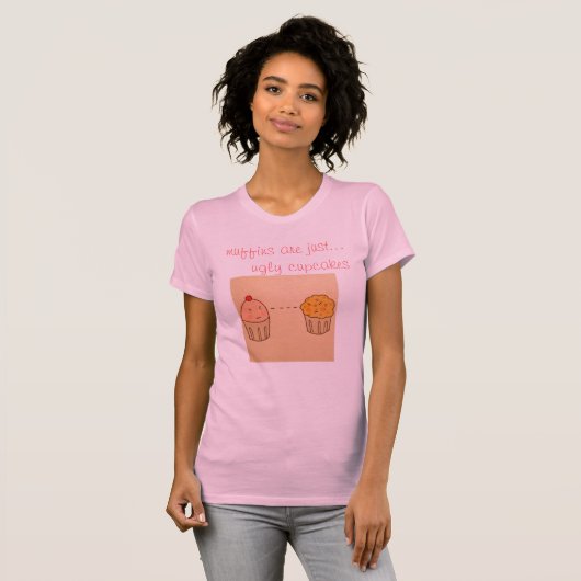 Hässliches Kuchen-T-Shirt T-Shirt (Vorne ganz)