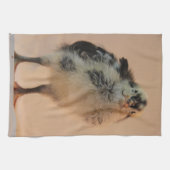 Hässliches Küken Geschirrtuch (Horizontal)