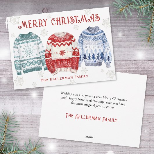Hässliches Pullover Festliches Weihnachten