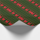 Hässliches SchwermetallweihnachtsPackpapier Geschenkpapier (Ecke)