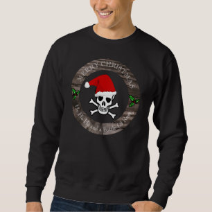 Hässliches Strickjacke-Piraten-Weihnachten Sweatshirt
