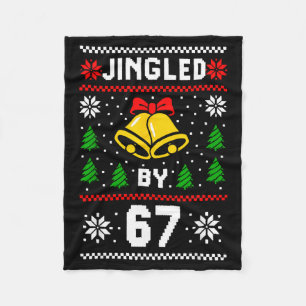 Hässliches Weihnachten 67 Meme Design Lustig Sechs Fleecedecke
