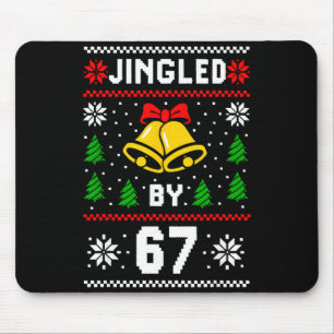 Hässliches Weihnachten 67 Meme Design Lustig Sechs Mousepad
