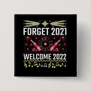 Hässliches Weihnachten Vergessen 2021 Willkommen 2 Button
