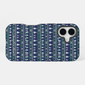 hässliches Weihnachts-Pullover-Muster iPhone 16 Hülle (Rückseite (Horizontal))