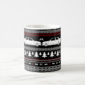 Hässliches Weihnachtseuropäische Sport-Auto-Tasse Kaffeetasse (Mittel)