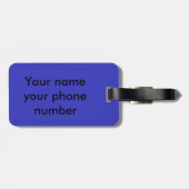 Hässliches Weihnachtsgewehr Gepäckanhänger (Rückseite horizontal)