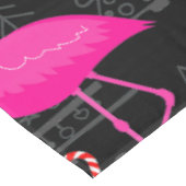 hässliches Weihnachtsherz Tischdecke (Schrägansicht)