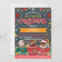 Hässliches Weihnachtsparty-Spaß-Contest 