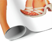 hässliches Weihnachtspulli Button Geschenkpapier (Rolleneckpunkt)