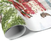 hässliches Weihnachtspulli-Button Geschenkpapier (Rolleneckpunkt)