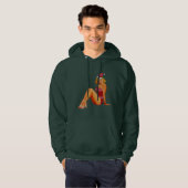 hässliches Weihnachtspulli Button Hoodie (Vorne ganz)