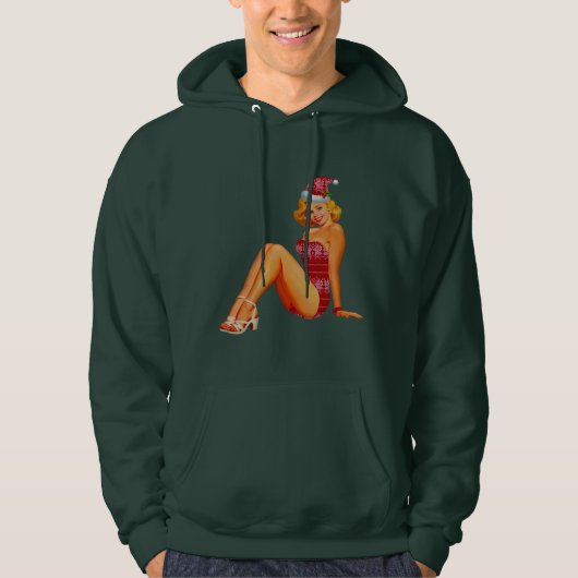 hässliches Weihnachtspulli Button Hoodie (Vorderseite)