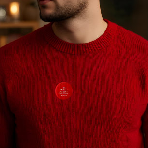 Hässliches Weihnachtspullover-Fest Button