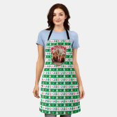 Hässliches Weihnachtspullover Helles Jumper-Foto Schürze (Getragen)