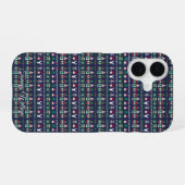 hässliches Weihnachtspullover-Muster iPhone 16 Hülle (Rückseite (Horizontal))