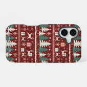 hässliches Weihnachtspullover-Muster iPhone 16 Hülle (Rückseite (Horizontal))