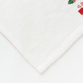 Hässliches Weihnachtspullover-Muster Super Soft Fleecedecke (Ecke)