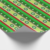 Hässliches Weihnachtspullover-Muster-Wrapierpapier Geschenkpapier (Ecke)