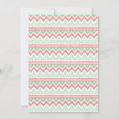 Hässliches Weihnachtspullover-Party für Kinder 67 Einladung (Rückseite)