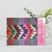 Hässliches Weihnachtsstrickjacke-Party besonders Einladung (Stehend Vorderseite)