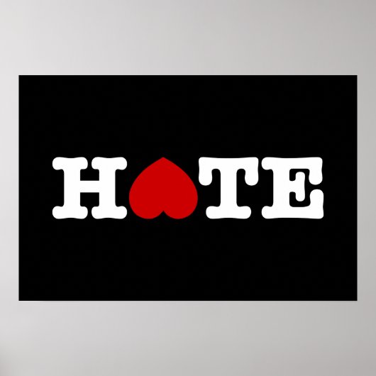 HASSPLAKAT POSTER (Vorne)