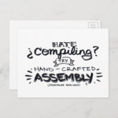 Hassübersetzung? Postkarte (Vorne/Hinten)