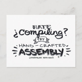 Hassübersetzung? Postkarte