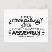 Hassübersetzung? Postkarte (Vorderseite)