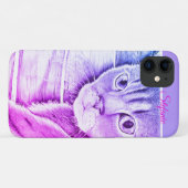 Hast du das gehört? (Violette) Case-Mate iPhone Hülle (Rückseite (Horizontal))