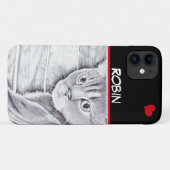 Hast du das mit rotem Herzen gehört? Case-Mate iPhone Hülle (Rückseite (Horizontal))