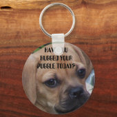 HAST DU DEIN PUGGLE HEUTE GESCHÜTZT? SCHLÜSSELANHÄNGER (Vorderseite)