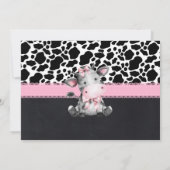 Hast du den Geburtstag der Moos-Rosa-Kuh gehört? Einladung (Rückseite)