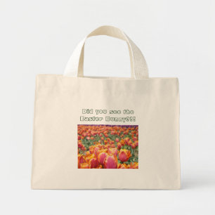 Hast du den Osterhase gesehen? Tulip Blume Tasche