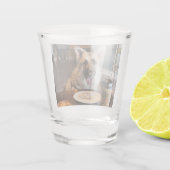 Hast du dir etwas besorgt? schnapsglas (Rückseite)