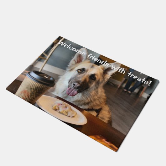 Hast du dir irgendwas besorgt? fußmatte (Schrägansicht)